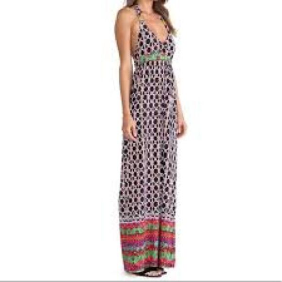 Trina Turk Venice Beach Halter Dress in Mocha - Picture 1 of 8